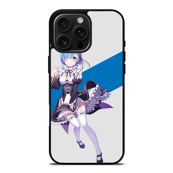 Rem Re Zero Anime iPhone 16 Pro Case DC1570