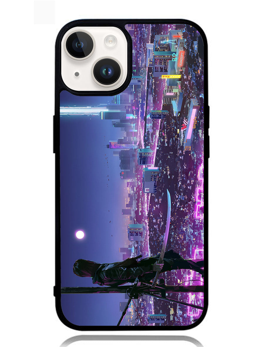 Cyberpunk City iPhone 14 Case BLN4569