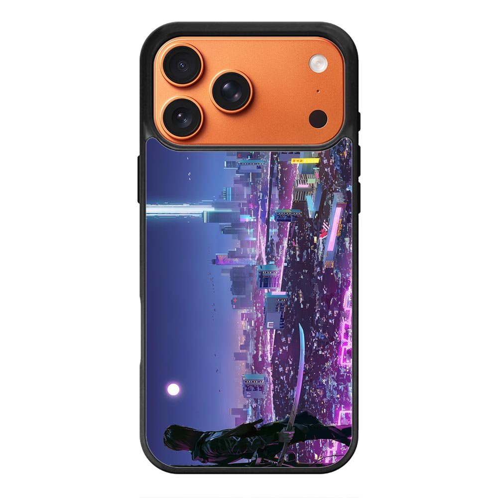 Cyberpunk City iPhone 17 Pro Case