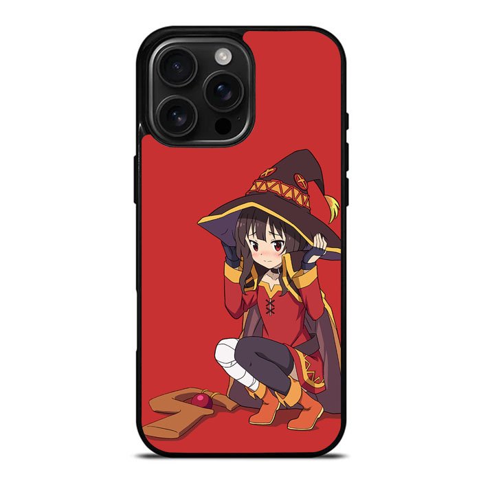 Megumin Konosuba Anime iPhone 16 Pro Case DC1114