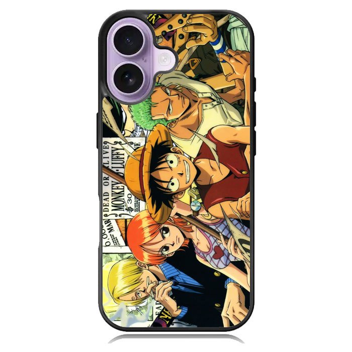 One Piece Luffy iPhone 16 Plus Case DC1365