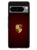 Porsche Logo Carbon Red Google Pixel 8 Pro Case