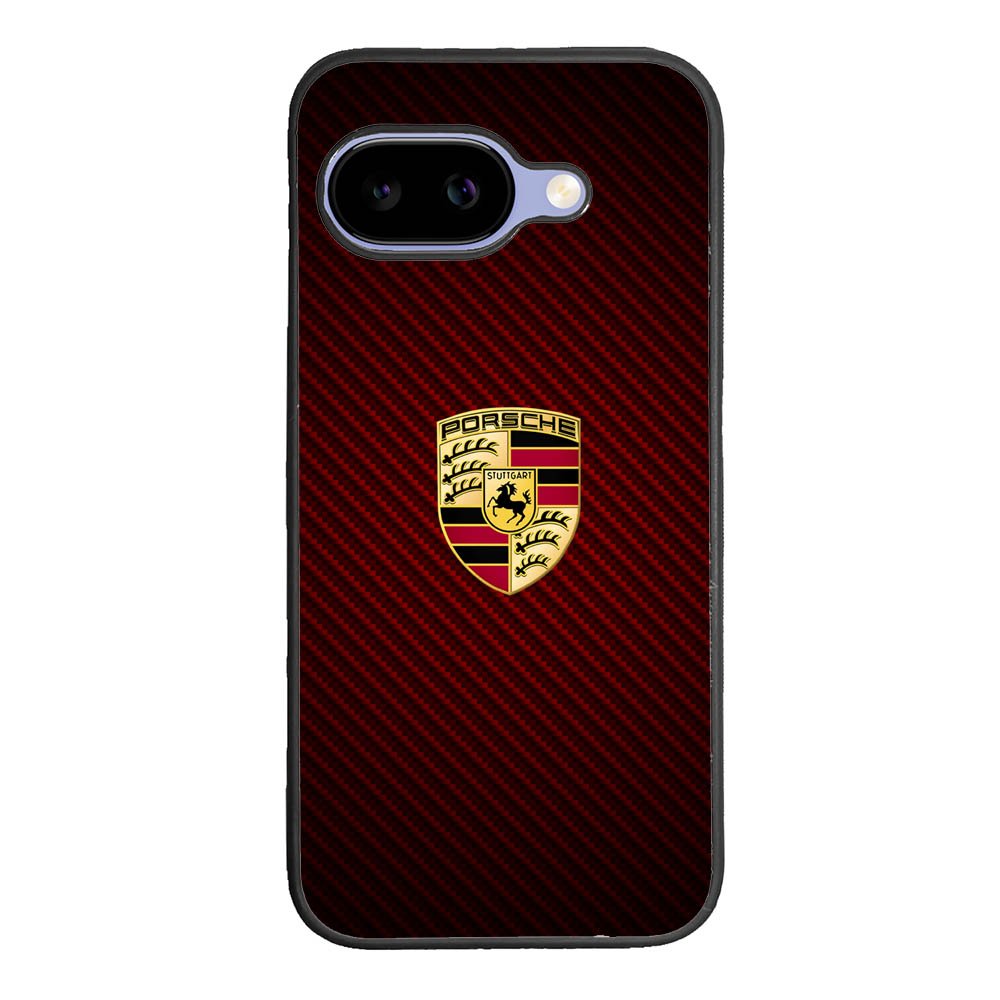 Porsche Logo Carbon Red Google Pixel 10A Case