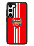 Arsenal Three Stripes Samsung Galaxy S23 Plus 5G / Samsung Galaxy S23+ 5G Case