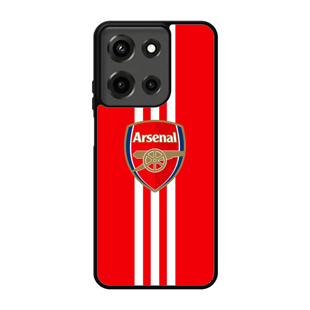 Arsenal Three Stripes Motorola Moto G 5G 2025 Case DC4334