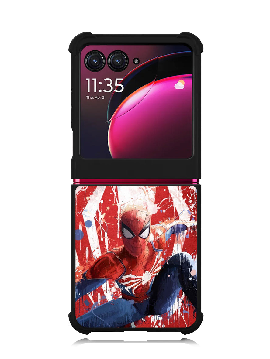 Spiderman Grunge Motorola Moto Razr Plus 2023 , Moto Razr+ 2023 Case