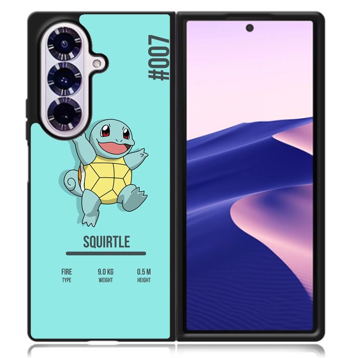 Squirtle Pokemon Samsung Galaxy Z Fold 7 Case DC1726