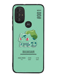 Bulbasaur Pokemon Motorola Moto G Pure 2021 , Moto G Power 2022 Case