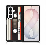 Retro Cassette Kaset Samsung Galaxy Z Fold 8 Ultra Case DC1574