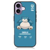 Pokemon Snorlax iPhone 16 Plus Case DC1494