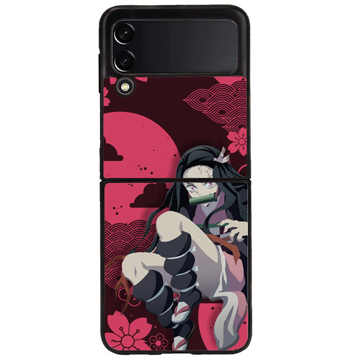 Nezuko Kimetsu no Yaiba Samsung Galaxy Z Flip 4 5G 2022 Case