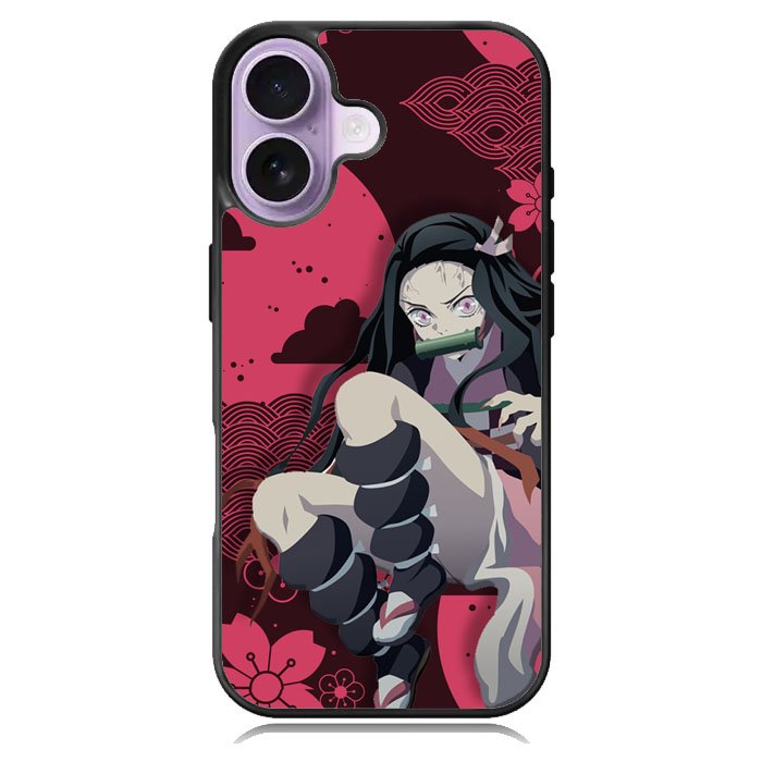 Nezuko Kimetsu No Yaiba iPhone 16 Case DC1280