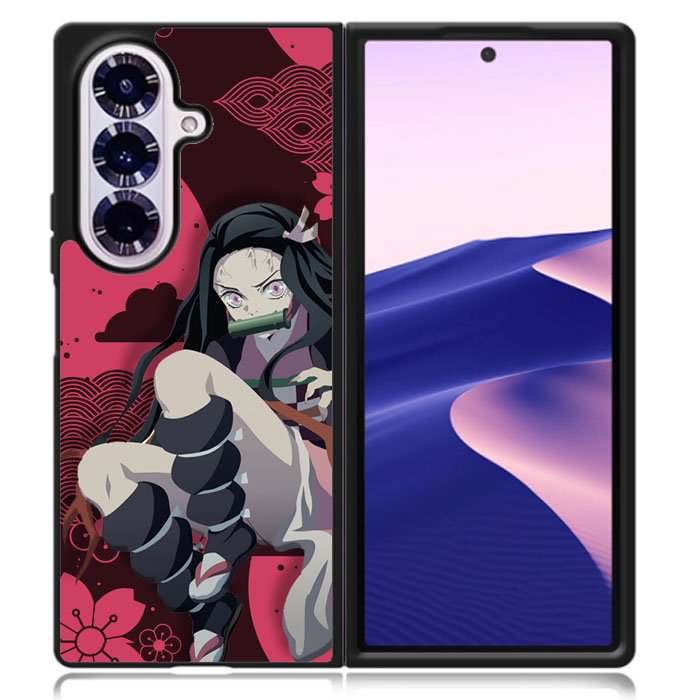 Nezuko Kimetsu No Yaiba Samsung Galaxy Z Fold 7 Case DC1280