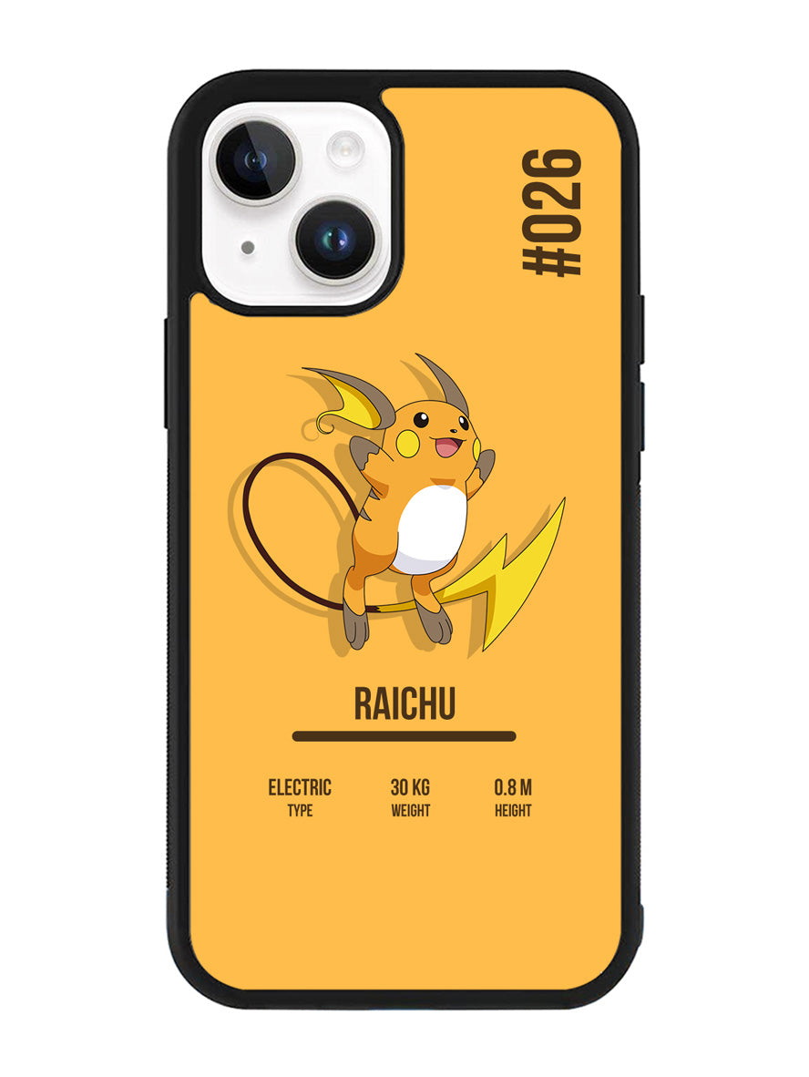 Pokemon Raichu iPhone 15 Plus Case BLN6584