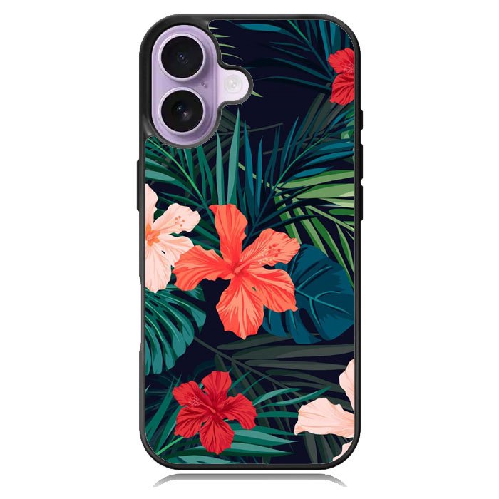 Tropical Floral iPhone 16 Case DC1906
