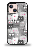 Cat Pattern iPhone 13 Mini Case