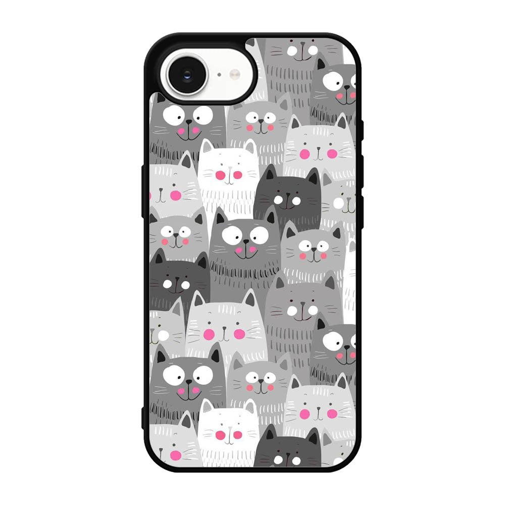 Cat Pattern iPhone 17e Case