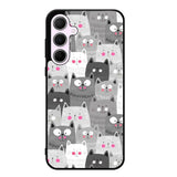 Cat Pattern Samsung Galaxy A55 5G Case DC0298