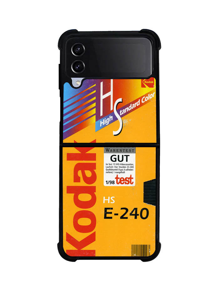 Retro Vhs Kodak Samsung Galaxy Z Flip 4 5G 2022 Case