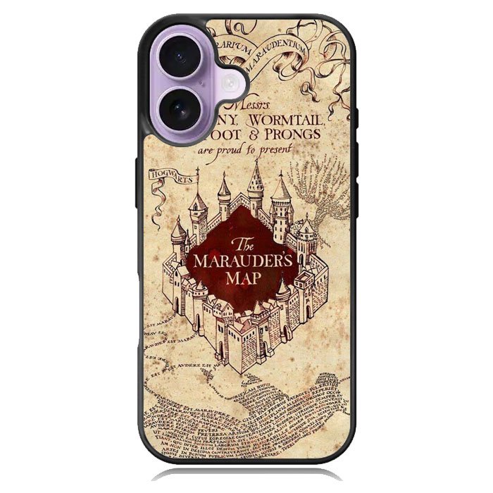 Harry Potter Marauders Map iPhone 16 Case DC0815