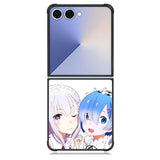 Emilia Rem Re Zero Anime Samsung Galaxy Z Flip 7 Case DC0603