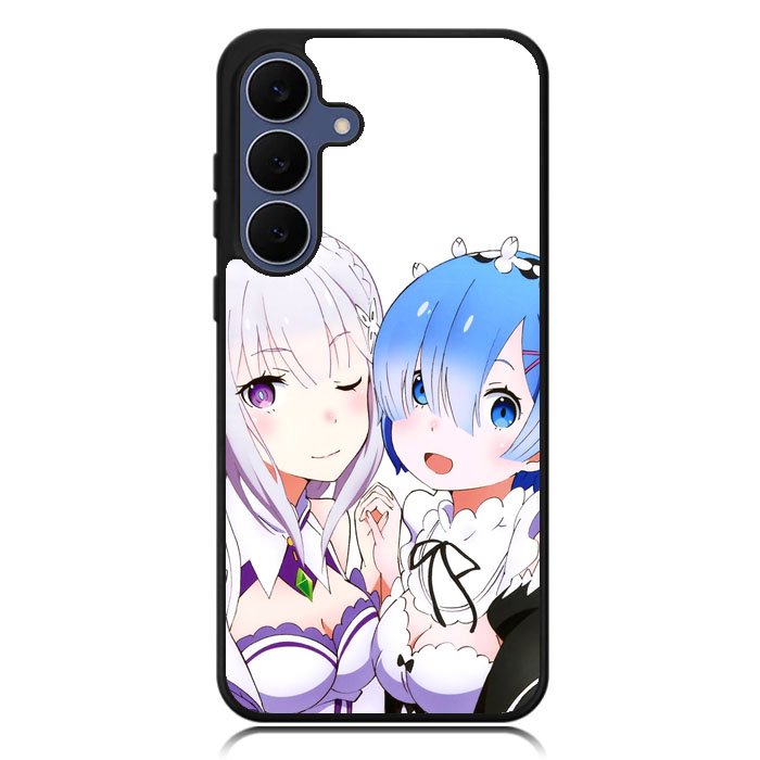 Emilia Rem Re Zero Anime Samsung Galaxy S23 FE Case DC0603