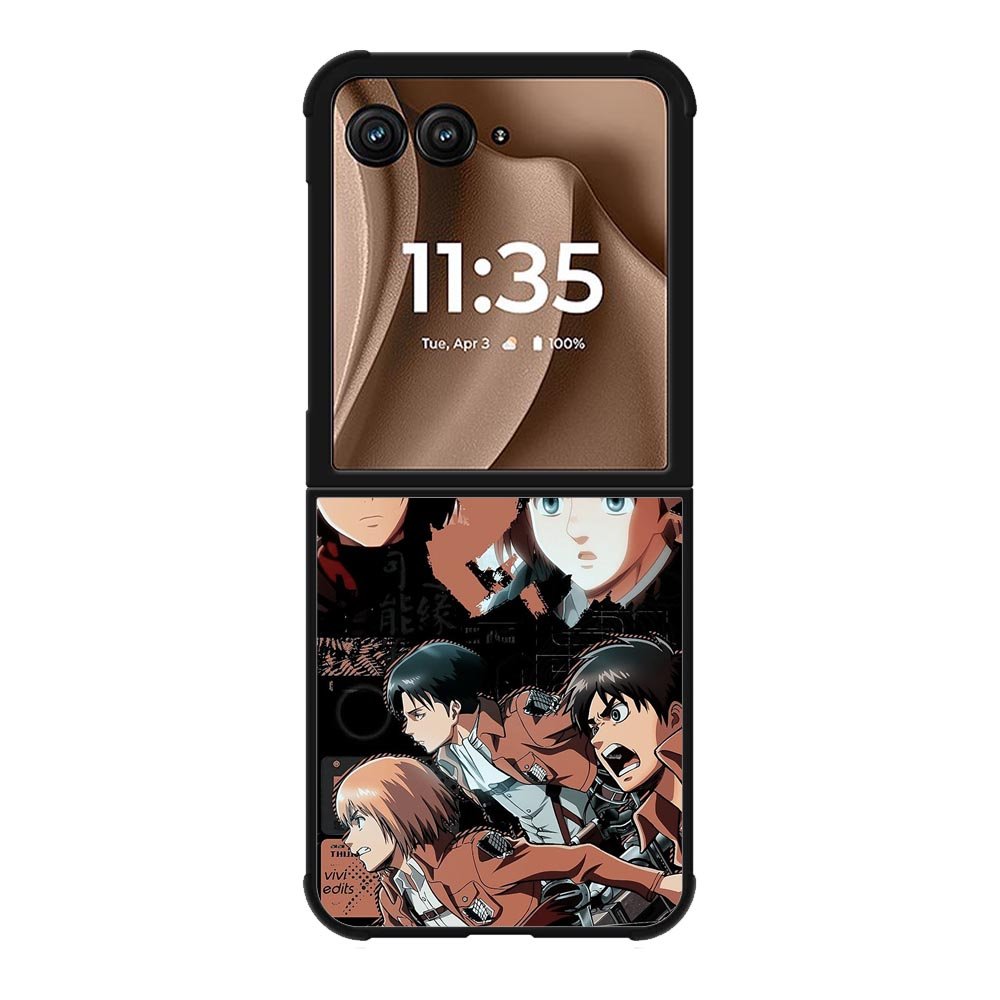 Eren Mikasa Attack On Titan Motorola Moto RAZR Plus 2025 Case