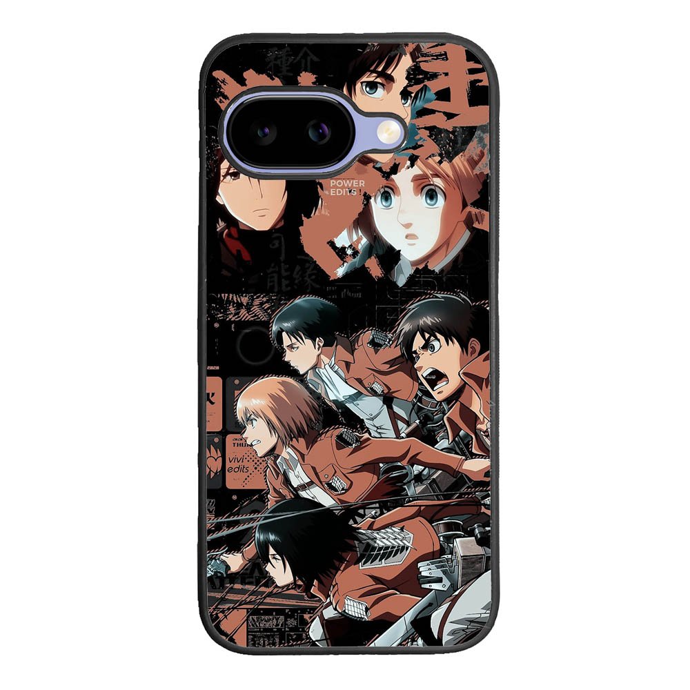 Eren Mikasa Attack On Titan Google Pixel 10A Case