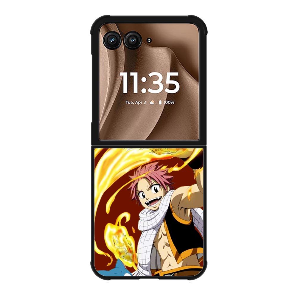 Natsu Fairy Tail Anime Motorola Moto RAZR Plus 2025 Case