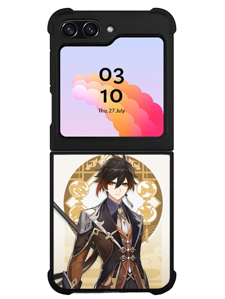 Zhongli Genshin Impact Samsung Galaxy Z Flip 5 5G 2023 Case