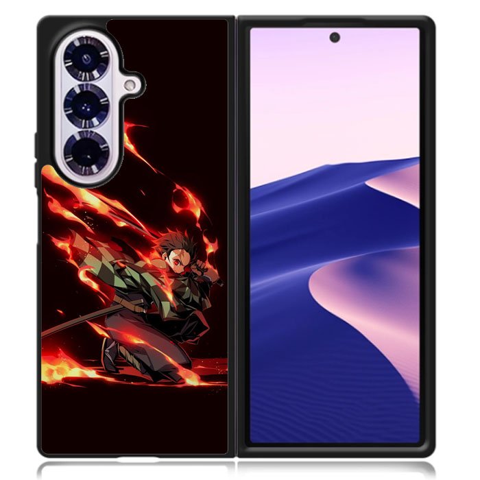 Tanjiro Demon Slayer Aniem Samsung Galaxy Z Fold 7 Case DC1824