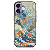 Pokemon Gyarados Kanagawa iPhone 16 Plus Case DC1483
