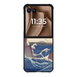 Japan Wave Art Motorola Moto RAZR Plus 2025 Case
