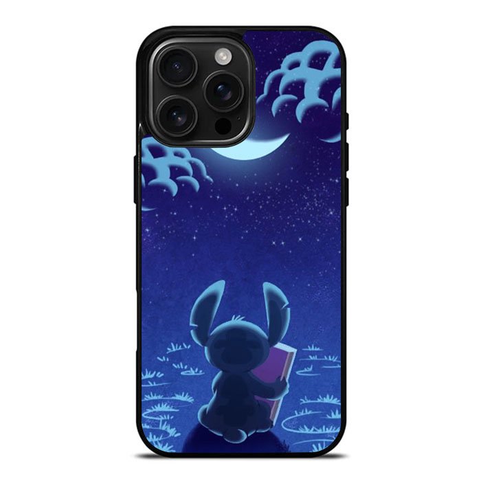 Disney Stitch Cartoon iPhone 16 Pro Case DC0526