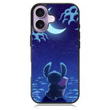Disney Stitch Cartoon iPhone 16 Case DC0526