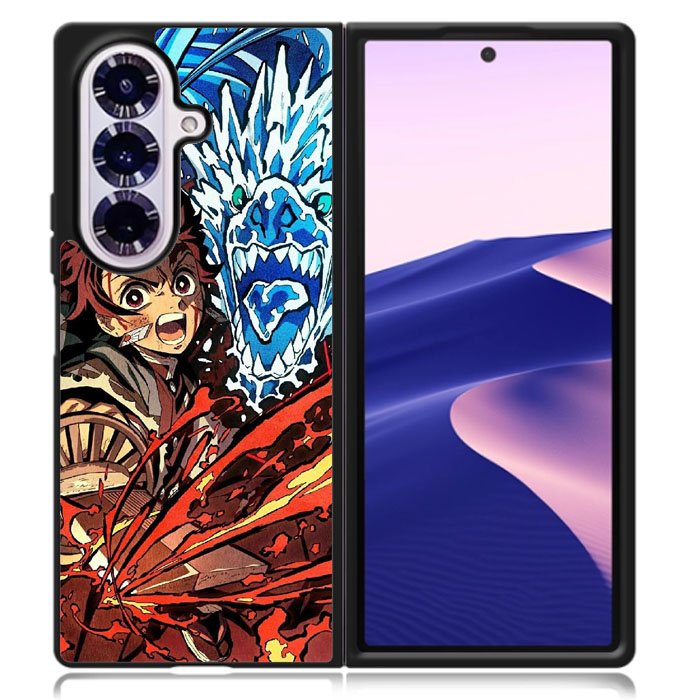 Tanjiro Demon Slayer Samsung Galaxy Z Fold 7 Case DC1825
