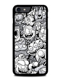 Doodle Art Cartoon iPhone SE 3rd Generation 2022 Case