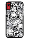 Doodle Art Cartoon iPhone XR Case