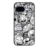 Doodle Art Cartoon Google Pixel 10A Case DC0545