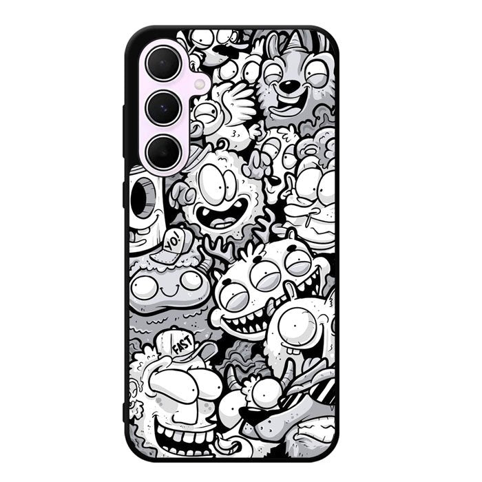 Doodle Art Cartoon Samsung Galaxy A15 5G Case DC0545