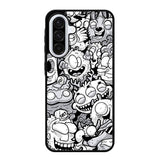 Doodle Art Cartoon Samsung Galaxy A36 Case DC0545