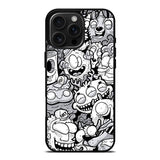 Doodle Art Cartoon iPhone 16 Pro Max Case DC0545