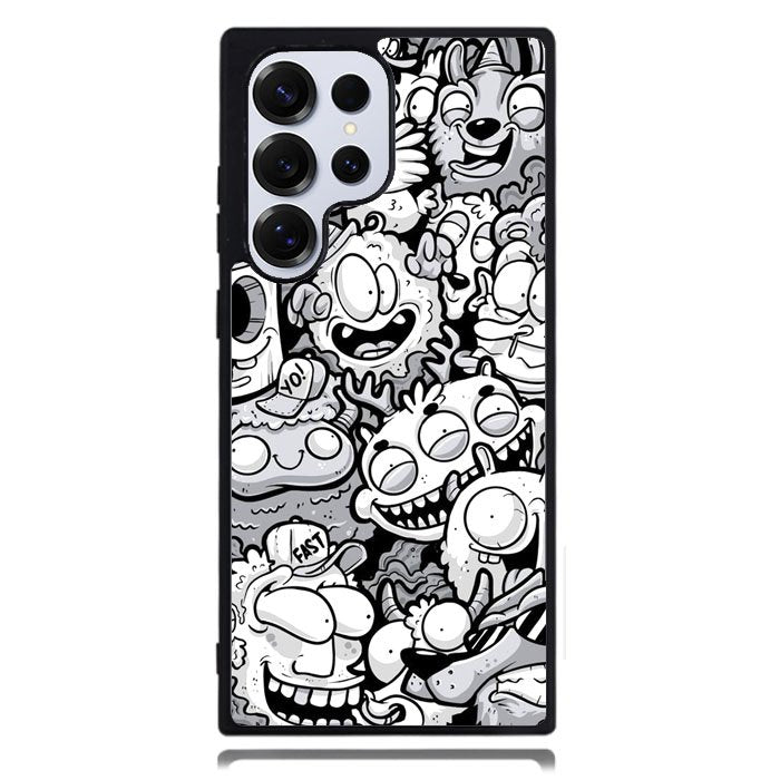 Doodle Art Cartoon Samsung Galaxy S24 Ultra Case DC0545