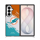 Miami Dolphins Samsung Galaxy Z Fold 8 Ultra Case DC1130