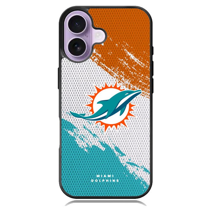 Miami Dolphins iPhone 16 Case DC1130