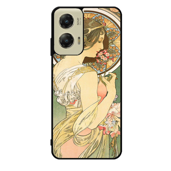 Alphonse Mucha Primrose Art Nouveau Motorola Moto G Stylus 5G 2024 Case