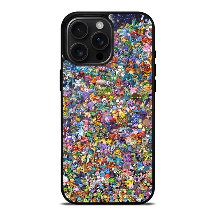All Pokemon Character iPhone 16 Pro Case DC0058