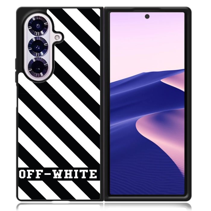 Off-White Samsung Galaxy Z Fold 7 Case DC1328