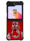 Michael Jordan Art Samsung Galaxy Z Flip 5 5G 2023 Case