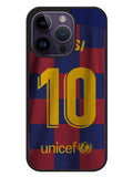 Messi Barcelona Jersey iPhone 14 Pro Case